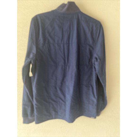 Ezekiel Navy Blue Quilted Jacket Size Medium Lined New Polyester - Picture 2 of 12